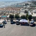 CRI e Polizia in piazzale della Libertà