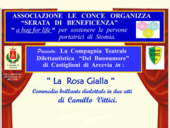 La rosa gialla - Spettacolo di beneficenza ad Arcevia