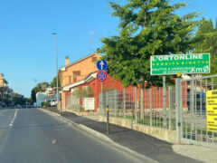 Dopo i lavori di sistemazione della strada Corinaldese a Borgo Ribeca