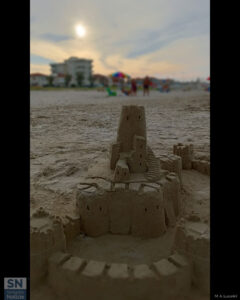 Tramonto sul castello di sabbia - Foto Maria Antonietta Lucarini