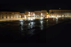 Senigallia, alluvione 16 settembre 2022: piazza delle Erbe e Foro Annonario