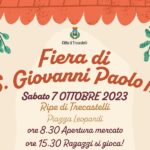 Locandina della Fiera di San Giovanni Paolo II a Trecastelli