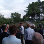 Sopralluogo sui luoghi dell'alluvione