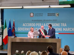 Firma Accordo di Coesione tra Governo e Regione Marche