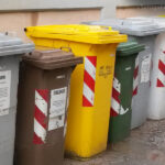 bidoni per la raccolta differenziata dei rifiuti, raccolta porta a porta, gestione dei rifiuti