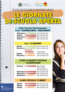 Giornate di Scuola Aperta 2023