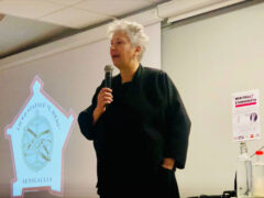 Monica Lanfranco al Liceo Medi di Senigallia