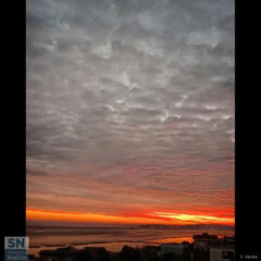 Spettacolare alba di metà novembre - Foto Cristina Giachè