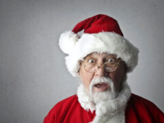 Babbo Natale con gli occhiali