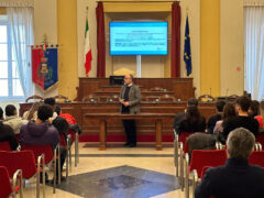 Massimo Bello ha incontrato gli studenti della 4B/ENO dell'Istituto Panzini di Senigallia
