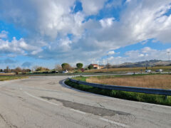 Area in cui è richiesta una rotatoria a Borgo Catena lato Senigallia