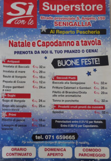 Offerte Natale Sì con Te Superstore Strada Sant’Angelo a Senigallia