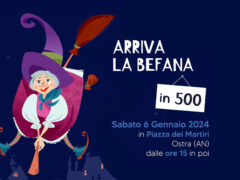 Arriva la Befana in 500 a Ostra