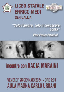 Incontro al Liceo Medi con Dacia Maraini