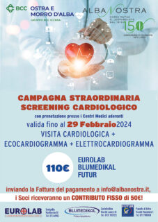 BCC Ostra Morro d'Alba - Albanostra - Campagna screening cardiologico