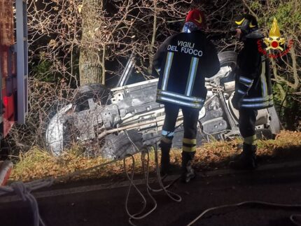 Incidente stradale a Barbara