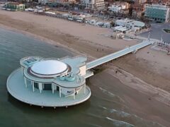 Veduta aerea della Rotonda a Mare di Senigallia