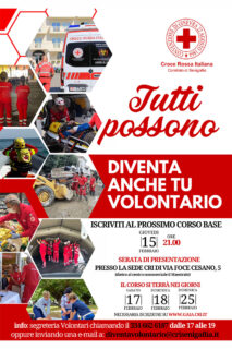 Corso base per volontari di CRI Senigallia