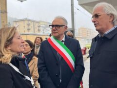 Delegazione di Ostra Vetere accoglie il "Treno del Ricordo" ad Ancona