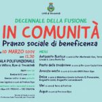 Pranzo sociale per il decennale della fusione di Trecastelli