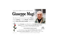 Necrologio Giuseppe Magi