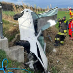 Incidente in A-14, auto fuori strada