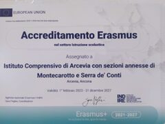 Accreditamento Erasmus ottenuto dall'Istituto Comprensivo di Arcevia