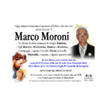 Necrologio Marco Moroni