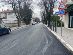 Asfaltatura di viale Umberto I a Trecastelli