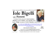 Necrologio Iole Bigelli
