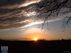 Il tramonto - Foto Claudio Cremonesi