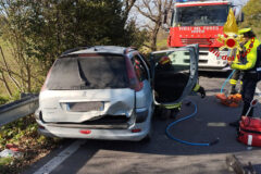 Incidente frontale tra Vallone e Bettolelle