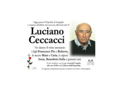 Necrologio Luciano Ceccacci