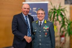 Professor Marco Severini (ASC) e Generale Alessandro Barbera (GdF)