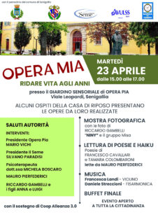 Opera mia. Ridare vita agli anni - locandina