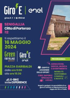 Giro-E - Senigallia città di partenza il 16 maggio 2024