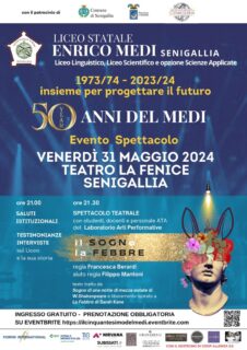 Evento spettacolo per i 50 anni del Liceo Medi