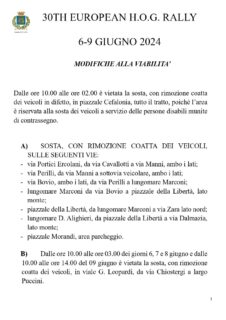 Raduno Harley Davidson a Senigallia - Viabilità pag. 1