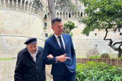 Maurizio Mangialardi con Nibio Greganti