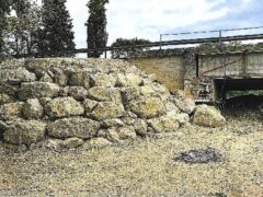 Ponte Vallone - rampa lato monte