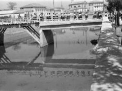 Ponte Garibaldi riparato dagli Inglesi nel 1944 