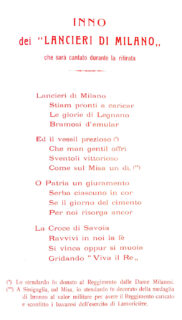 Fig 5 - Inno lancieri di Milano