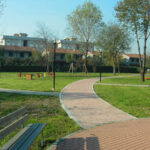 Verde urbano, verde pubblico, edifici, case, costruzioni, abitazioni, consumo di suolo