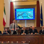 Acquaroli durante il Consiglio grande del 5 febbraio 2025