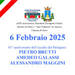 Commemorazione eccidio partigiani a Ostra