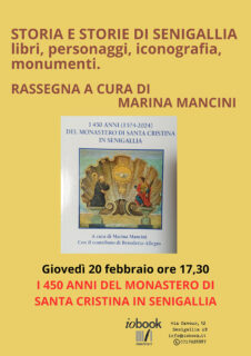 Presentazione del volume "I 450 anni del monastero di Santa Cristina in Senigallia"