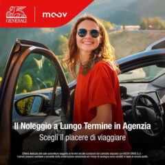 Noleggio auto a lungo termine con Generali e Moov