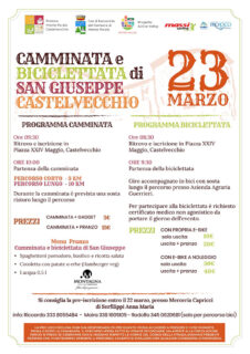 Active Valley. Evento di San Giuseppe a Castelvecchio