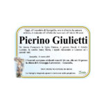 Necrologio Pierino Giulietti