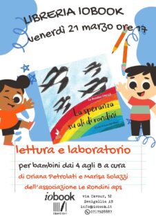 Lettura e laboratorio da Iobook con il centro Le Rondini